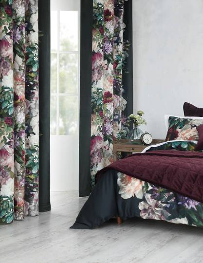 MM Linen - Fiori Velvet Curtains